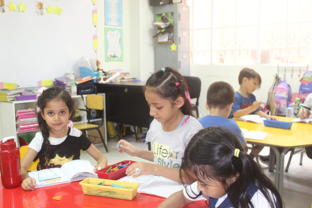 "Alumnos de parvularia de Escuela Dar Ibrahim"